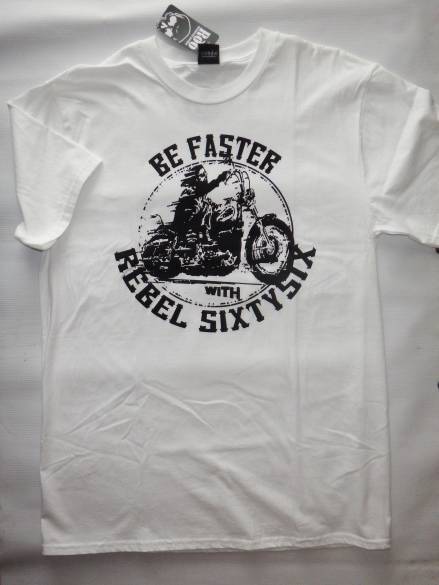 tričko Be faster white