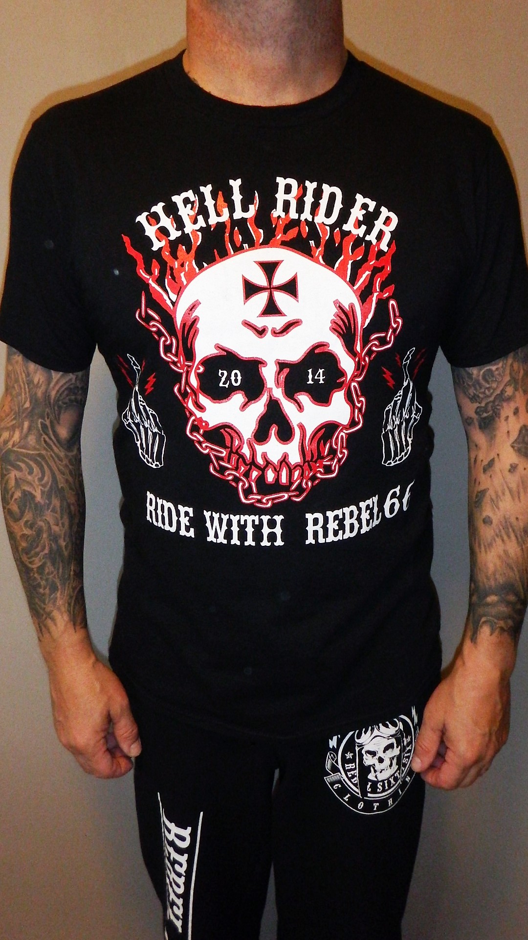tričko Hell rider